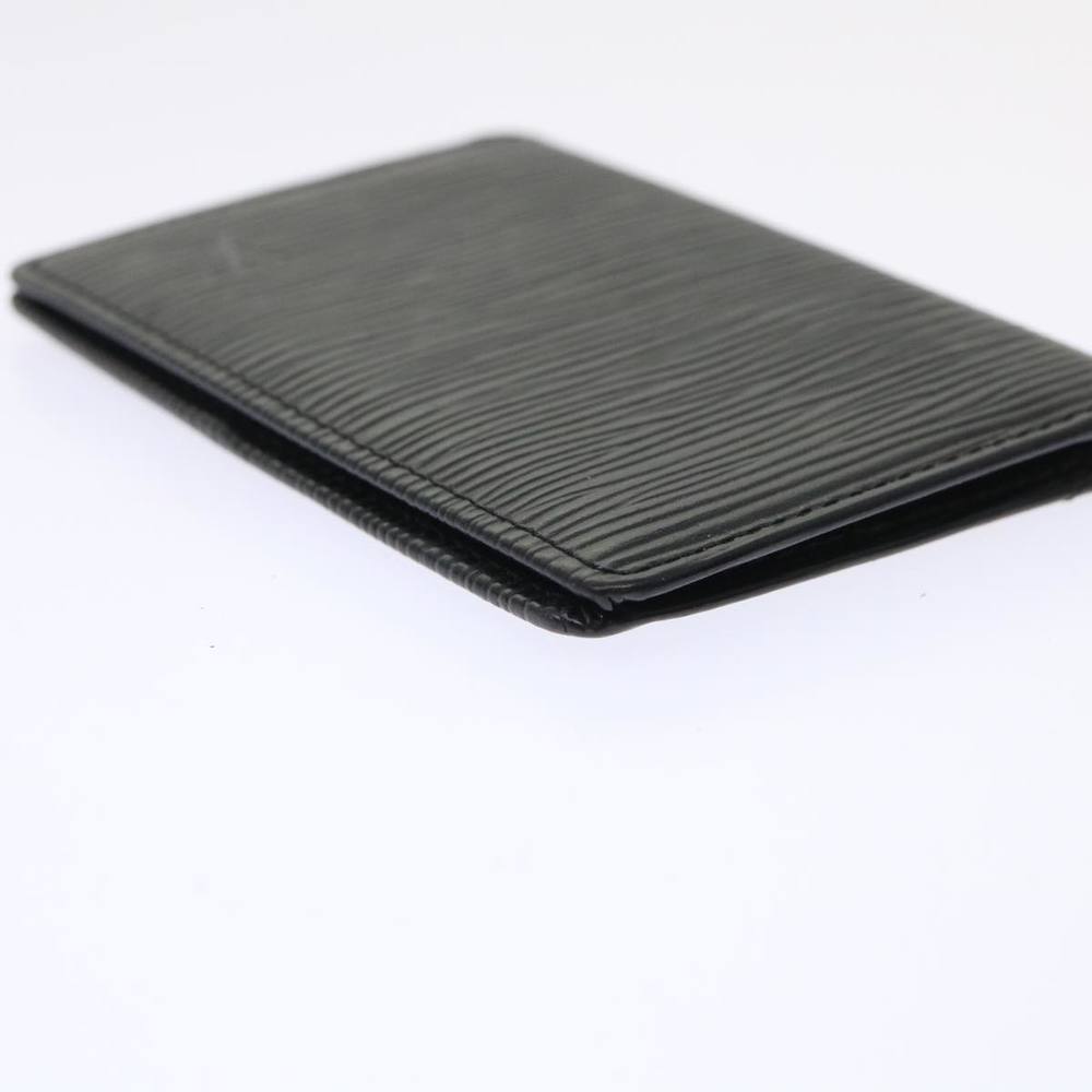 LOUIS VUITTON Epi Organizer De Poche Card Case Black M63582 LV Auth 48066 - Picture 15 of 16